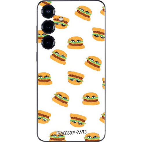 Bouffants and Broken Hearts Cute Burgers Galaxy S25 Skin